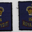 Identication military shoulder patch for Queen Elizabeth visit 1954.