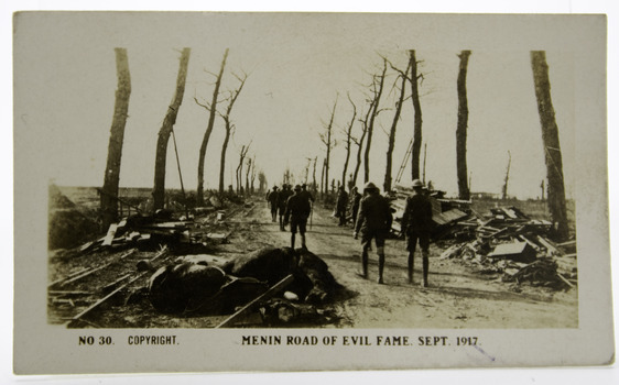 No. 30 Menin Road of Evil Fame Sept 1917