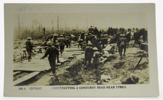 No. 4 Constructing A Corduroy Road Near Ypres