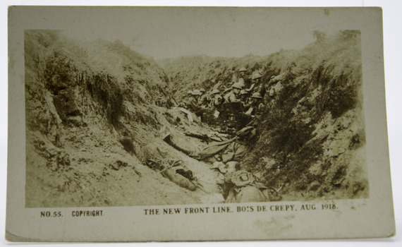 No. 55 The New Front Line, Bois De Crepy, Aug. 1918