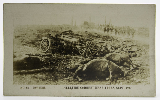 No. 24 "Hellfire Corner" Near Ypres, Sept. 1917