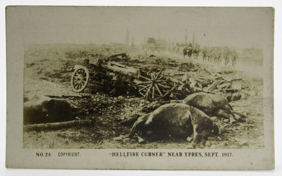 No. 24 "Hellfire Corner" Near Ypres, Sept. 1917