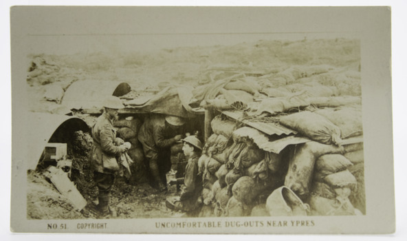 no. 51 Uncomfortable Dug-Outs Near Ypres