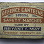 Defence Canteens Special Safety Matches Made By Bryant & May. Average contents 60.