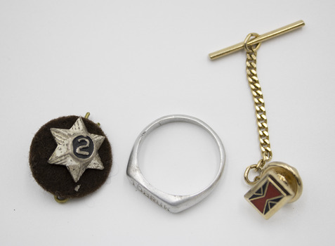 Accessories detailed with war service history.