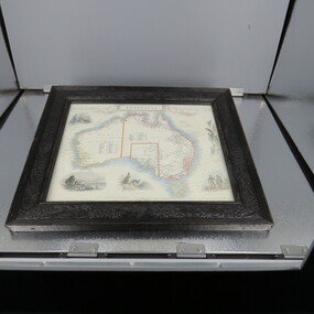 Framed Map of Australia