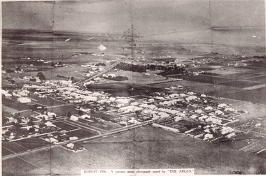 Koroit aerial shot