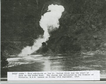 Photograph, Explosion at the George River