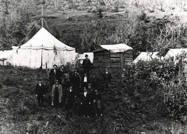 Photograph, Great Ocean Road Workers Camp at Big Hill