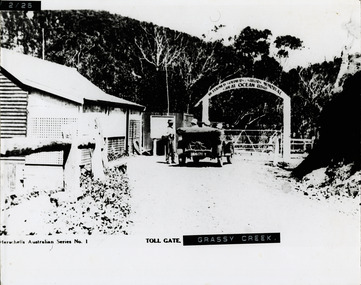 Tollgate and tollhouse at Grassy Creek, Great Ocean ROad