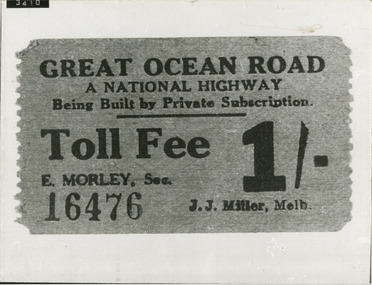 Photograph, Great Ocean Road Golf Links Ticket
