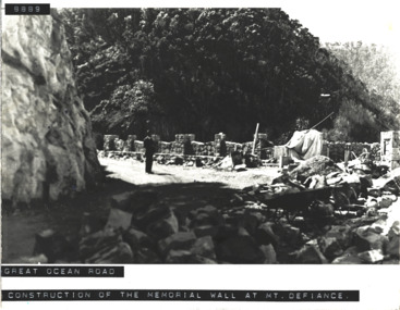 Photograph, Memorial wall  at Mt, Defiance