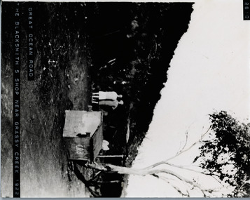 Photograph, Blacksmiths shop near Grassy Creek 1Great Ocean Road 1922