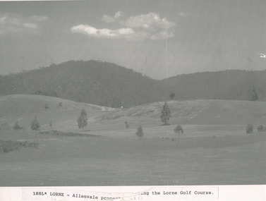 Photograph, Allenvale and Lorne Golf Club