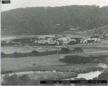 Photograph - Photograph Erskine House Lorne Circa 1910, Erskine House and Lorne circa 1910