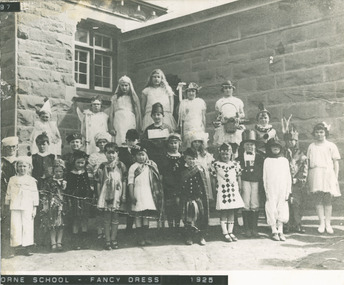 Photograph - Lorne School 1925 - Fancy Dress Day