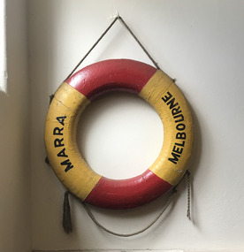 Equipment - Lifebuoy, Marra Melbourne, 1955-1984