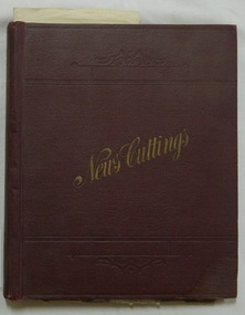 Book (item) - Scrapbook, News Cuttings, 1906