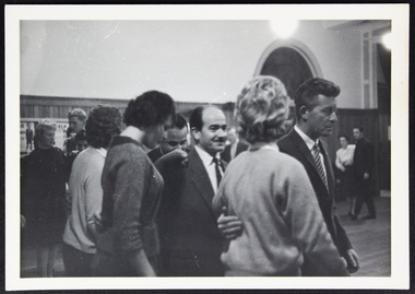 Photograph - Photograph, Black and white, Bill Doyle (Reverend C.J. Eldridge-Doyle), Dancing at the Mission club, 1960