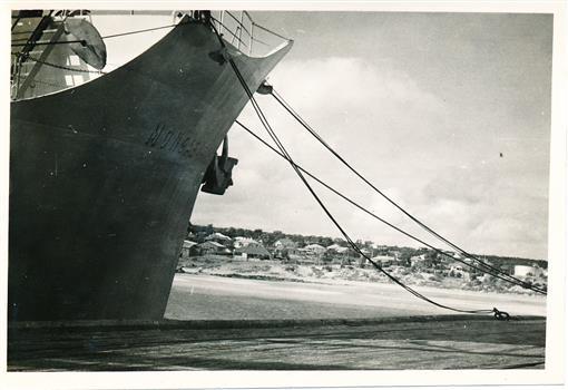Ship M/S "Mongabarra" Goteborg tied up at Port Lincoln