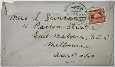 Letter - Correspondence, Letter to Lillie from Ted, 27 April 1928