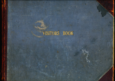 Book (item) - Visitor logbook, Visitors Book 1945-1947, 1945
