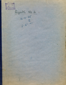 legal record (item) - Register, Register no 4 Marriages 1935-1941, 1935