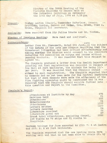 Administrative record (item) - Minute Book, Minutes Book 1939-1948, Circa 1939