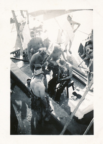 Crossing the line ceremony on the ship Ariston