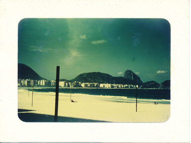 Photograph - Photograph, Colour, Allan Charles Quinn, Copacabana Beach with Sugarloaf in the Background, 25 December 1948