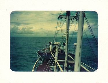 Photograph - Photograph, Colour, Allan Charles Quinn, Looking Forward at Sea, 30 December 1948
