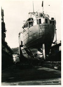 Photograph - Photograph, Black and white, Allan Charles Quinn, In Dry Dock, 18 May 1949