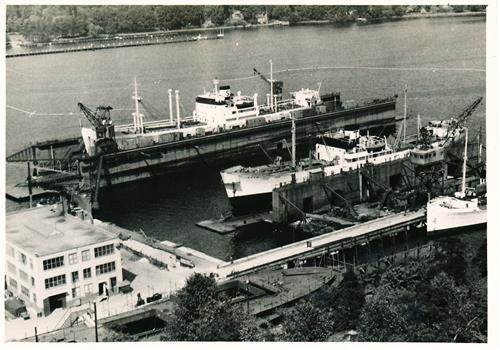 Ship Finn Boda in dock in  Stockholm