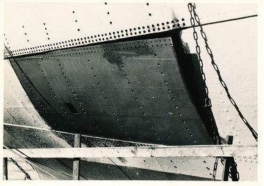 Photograph - Photograph, Black and white, Allan Charles Quinn, Fitting New Plate, 18 May 1949
