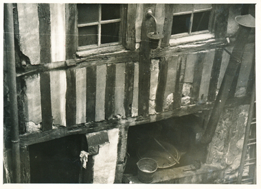Photograph, Inside of a house from the Middle Ages - Rouen, 05 June 1949
