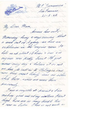 Letter - Correspondence, 21/02/1946