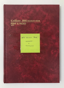 Book (item) - Visitor log book, Melbourne Visitors logbook, 2007