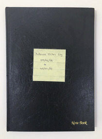 Book (item) - Visitor logbook, Melbourne Visitors logbook, 2006