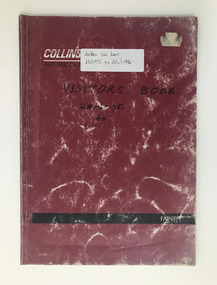 Book (item) - Visitor logbook, 1995 -1996