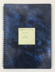 Book (item) - Visitor logbook, Melbourne Visitors logbook, 2005