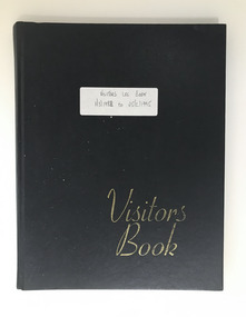 Book (item) - Visitor logbook, Visitors Book, 1988 - 1995