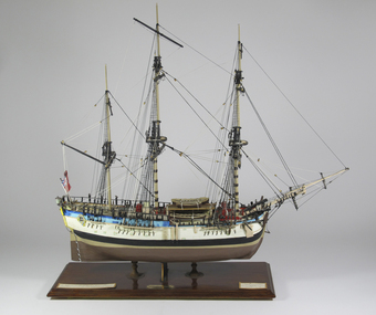 Model - Model Ship, Endeavour 1770, 2013