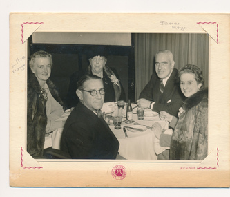 Lillie & James Morgan with friends at Mario Restaurant