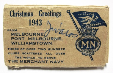 Container - Box, The Missions to Seamen Christmas Greetings 1943, 1943