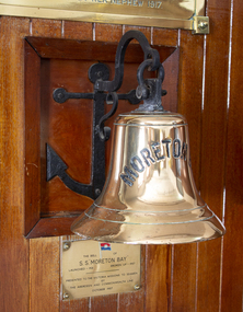 Equipment - Ship bell, Vickers, Barrow, SS Moreton Bay, 1920-1921