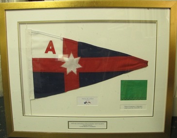 Flag - Pennant, framed, 1980s