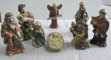 Decorative object - Nativity, Mid - Late 20th C