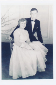 Photograph - Photograph, copy, David Conolly and Marjorie Stafford at a dance event at St Kilda Town Hall, 1956-1958