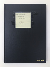 Book (item) - Visitor logbook, Melbourne Visitors logbook, 2006