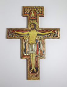 Medium size crucifix in the Orthodox style 